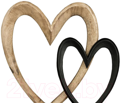 Статуэтка Eglo Сердца Tomamae 427557 (алюминий/дерево, натуральный/черный)