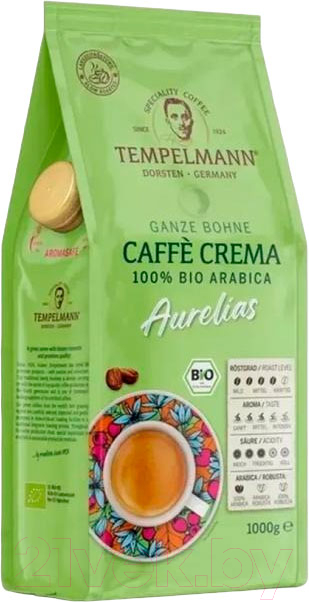 Кофе в зернах Tempelmann Aurelias Caffe Crema