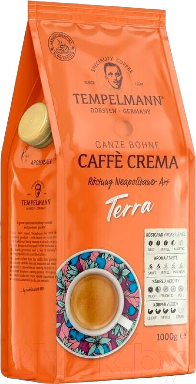 Кофе в зернах Tempelmann Terra