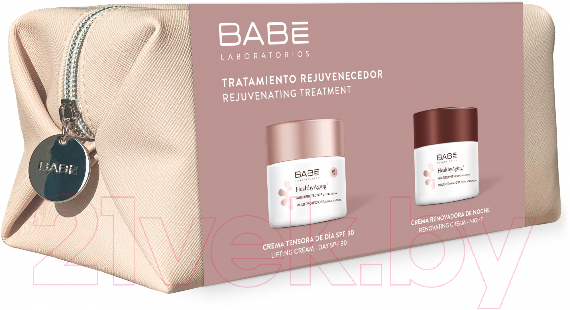 Набор косметики для лица Laboratorios Babe Крем Мультизащитный SPF 30+Крем Мульти-восстанавление