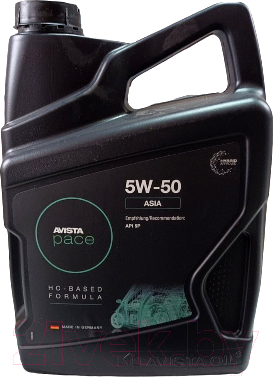 Моторное масло Avista Pace Asia 5W50 / 180481 (5л)