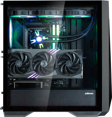 Корпус для компьютера Zalman Z9 Iceberg MS (без БП, черный)