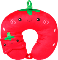 Подушка на шею Miniso U-образная Fruit Series + маска для сна 6656 - 