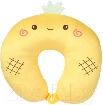 Подушка на шею Miniso U-образная Fruit Series + маска для сна 6663