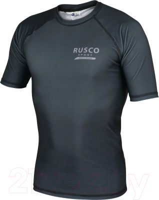 Футболка для единоборств RuscoSport Only Black XXL