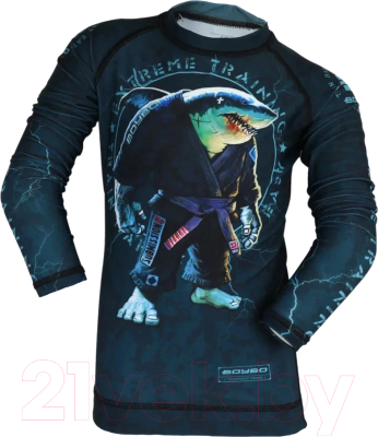 Лонгслив для единоборств BoyBo Shark детский для ММА (XL)