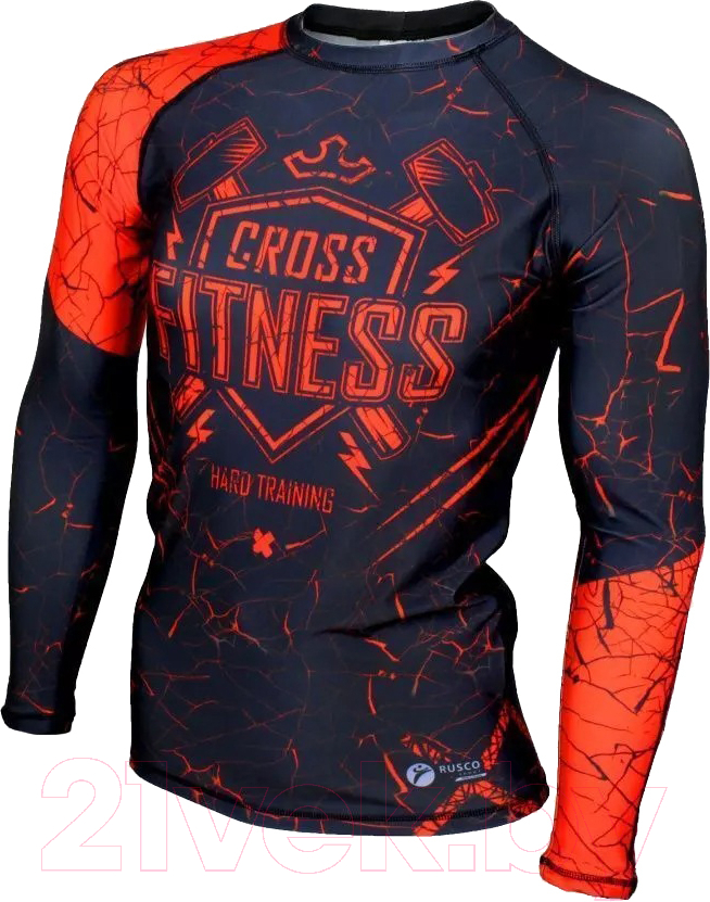 Лонгслив для единоборств RuscoSport Cross Fitnes детский для ММА (S)