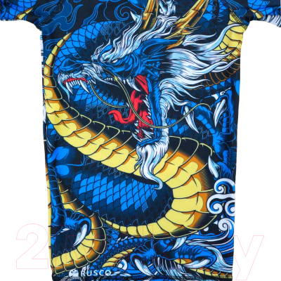 Лонгслив для единоборств RuscoSport Dragon детский для ММА (XL)