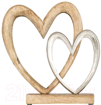 Статуэтка Eglo Сердца Tomamae 427555 (алюминий/дерево, натуральный/никель)