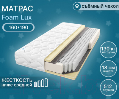 Матрас Seven Dreams Foam Lux 415427 (160x190)