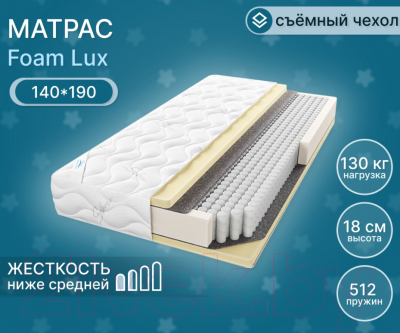 Матрас Seven Dreams Foam Lux 415428 (140x190)