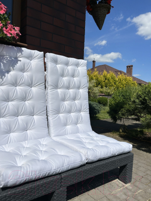 Подушка для садовой мебели Loon Чериот 120x45 / PS.G.120x45-7 (белый)