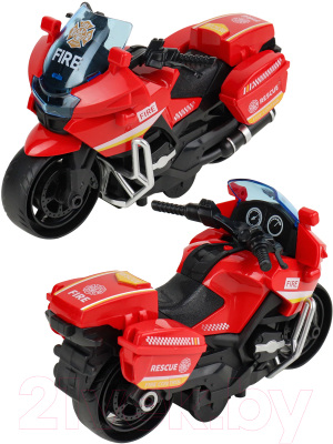Мотоцикл игрушечный РЫЖИЙ КОТ И-8787