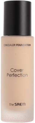 Тональный крем The Saem Cover Perfection Concealer Foundation 1.5 Natural Beige