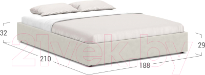 Двуспальная кровать Moon Family 1260/MF004903