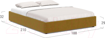 Двуспальная кровать Moon Family 1260/MF009326
