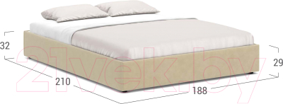 Двуспальная кровать Moon Family 1260/MF004844