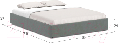 Двуспальная кровать Moon Family 1260/MF009336