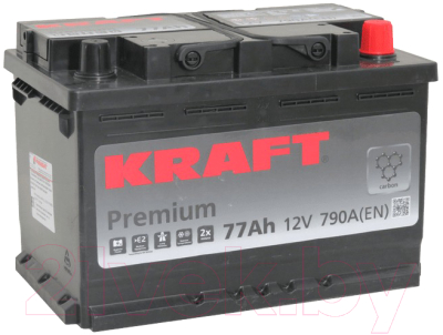 Автомобильный аккумулятор KrafT Premium 77 R / 57545