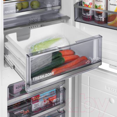 Встраиваемый холодильник Maunfeld MBF193NFWGR