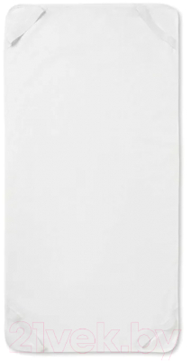 Наматрасник в кроватку Пелигрин 120x60 / 5263/Б (белый)