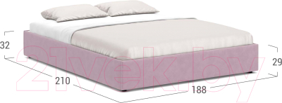 Двуспальная кровать Moon Family 1260/MF004873