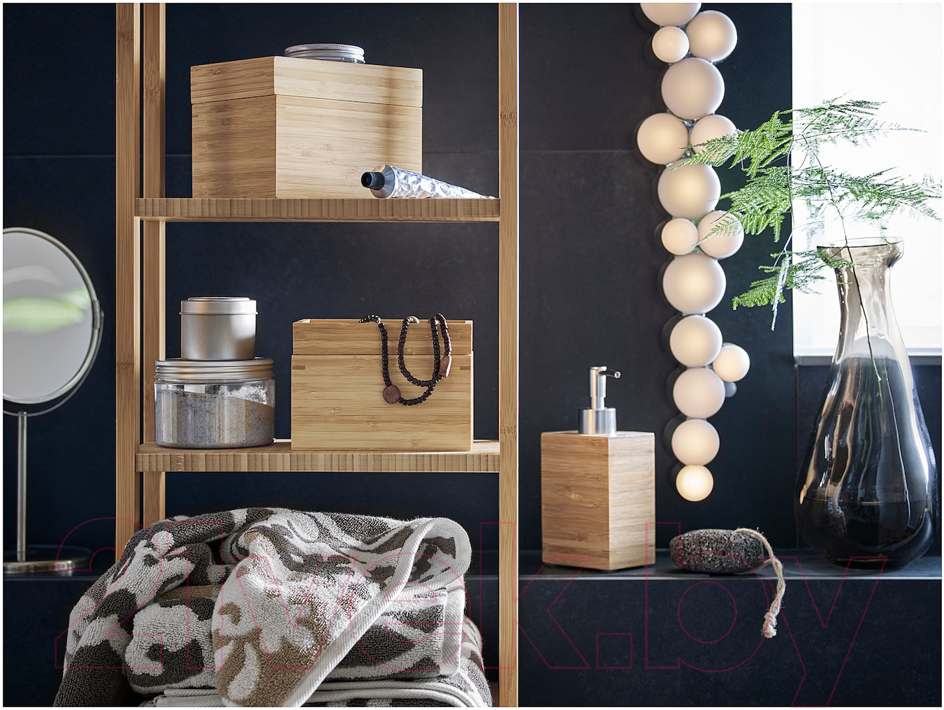 Дозатор для жидкого мыла Ikea Драган 902.714.93 (бамбук) — фото 4