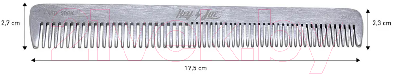 Расческа Hey Joe Premium Aluminium Comb 04