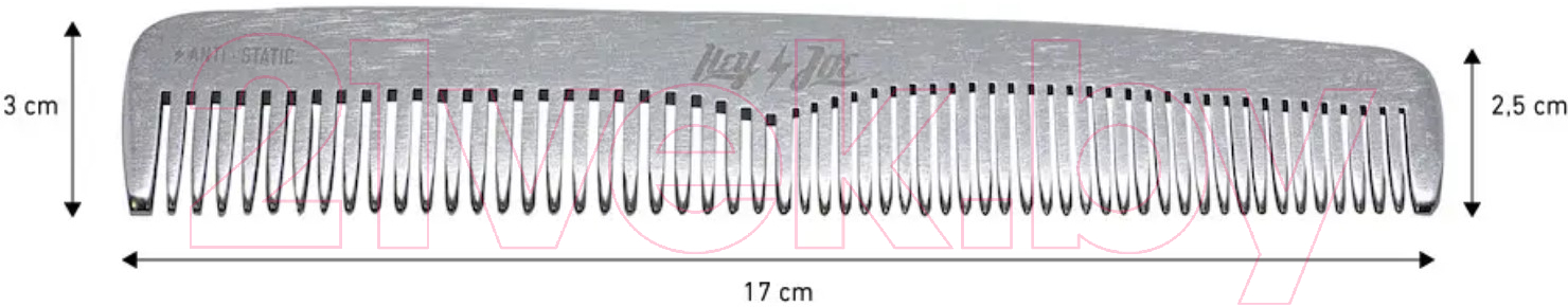 Расческа Hey Joe Premium Aluminium Comb 05