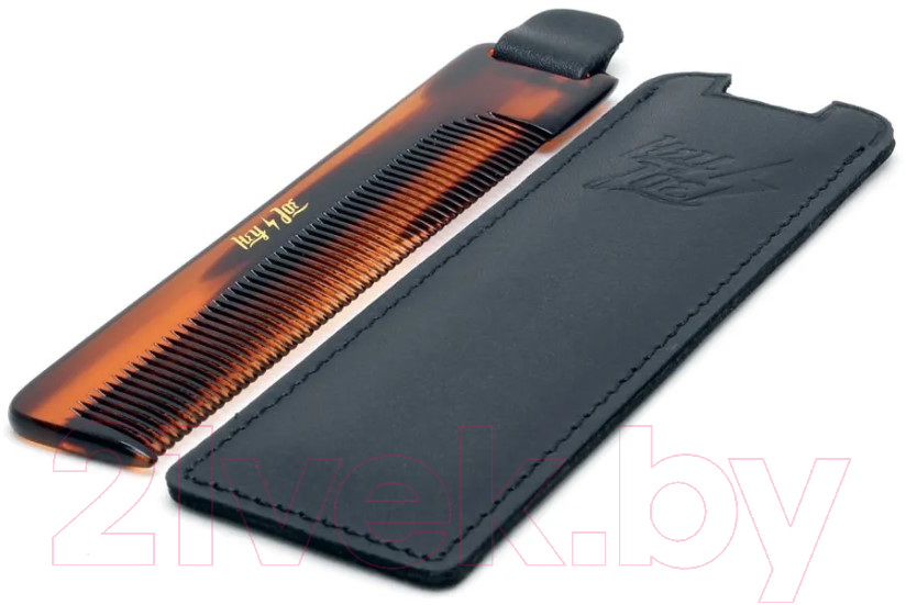 Расческа Hey Joe Deluxe Comb Leather Case