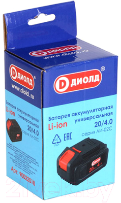 Аккумулятор для электроинструмента Диолд ЛИ-02С (90022018)