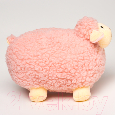 Мягкая игрушка Sima-Land Овечка / 9954607 (розовый)