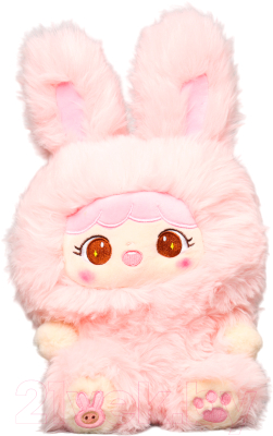 Мягкая игрушка Sima-Land Кукла в костюме зайки / 9954610 (розовый)