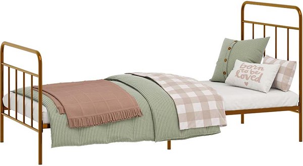 Односпальная кровать Polini Kids Vintage 300 / 0002477.8 (золото)