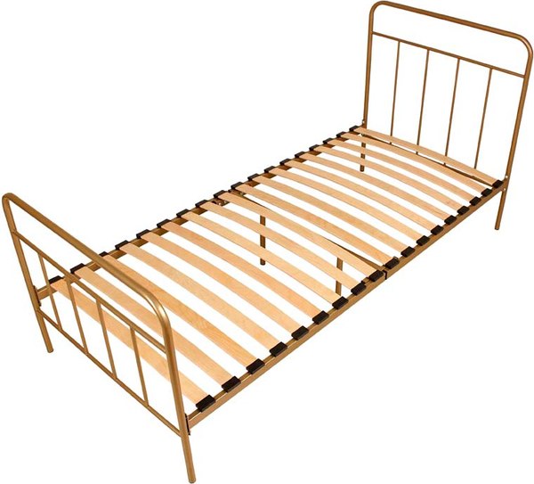 Односпальная кровать Polini Kids Vintage 300 / 0002477.8 (золото)