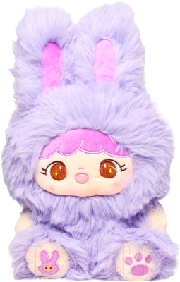 Мягкая игрушка Sima-Land Кукла в костюме зайки / 9954612 (фиолетовый)