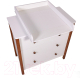 Миниатюра изображения товара Комод Polini Kids Simple 3501 / 0002769.165 (белый/дуб крафт)