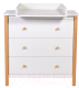 Миниатюра изображения товара Комод Polini Kids Simple 3501 / 0002769.31 (белый/натуральный)