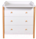 Миниатюра изображения товара Комод Polini Kids Simple 3501 / 0002769.31 (белый/натуральный)