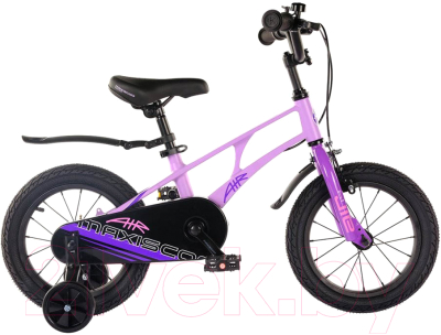 Детский велосипед Maxiscoo Air Стандарт Плюс 14 2024 / MSC-A1433 (лавандовый матовый)