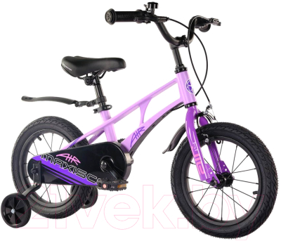 Детский велосипед Maxiscoo Air Стандарт Плюс 14 2024 / MSC-A1433 (лавандовый матовый)