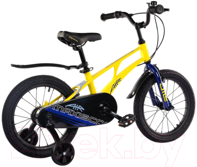 Детский велосипед Maxiscoo Air Стандарт Плюс 16 2024 / MSC-A1631 (желтый матовый)