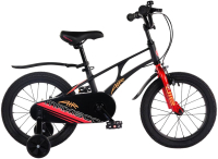 Детский велосипед Maxiscoo Air Стандарт Плюс 16 2024 / MSC-A1632 (черный матовый) - 
