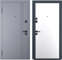 Входная дверь Guard Aura 96x205 (левая, графит софт/белый) - 