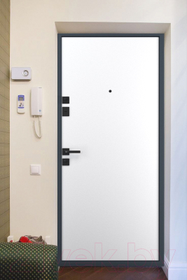 Входная дверь Guard Aura 96x205 (левая, графит софт/белый)