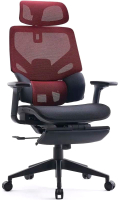 Кресло офисное Cactus CS-CHR-MC01-RDBK (красный/черный) - 