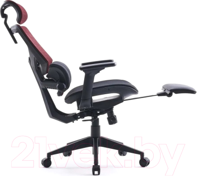 Кресло офисное Cactus CS-CHR-MC01-RDBK (красный/черный)