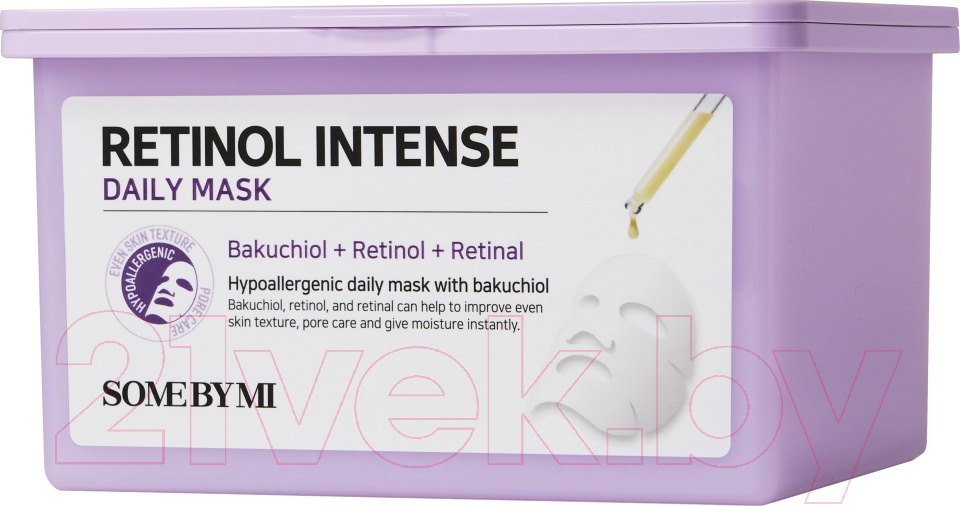 Набор масок для лица Some By Mi Retinol Daily Mask антивозрастные д/ежедневн. использования