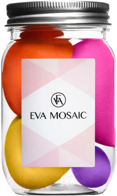 Набор спонжей для макияжа Eva Mosaic №1 54869 (4шт)