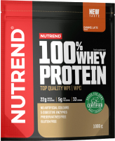 Протеин Nutrend 100% Whey Protein (1кг, карамельный латте) - 